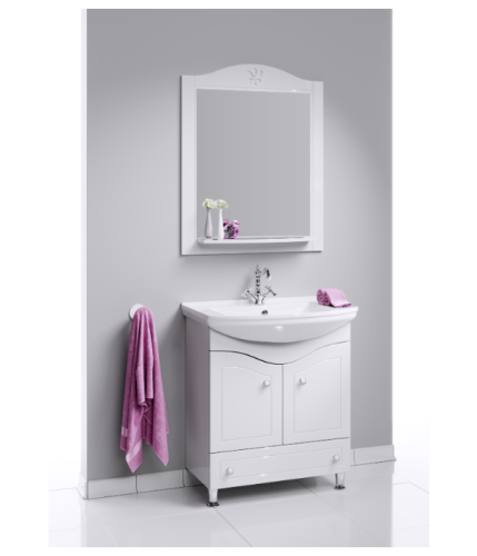 Зеркало AQWELLA Franchesca 85 белый FR0208